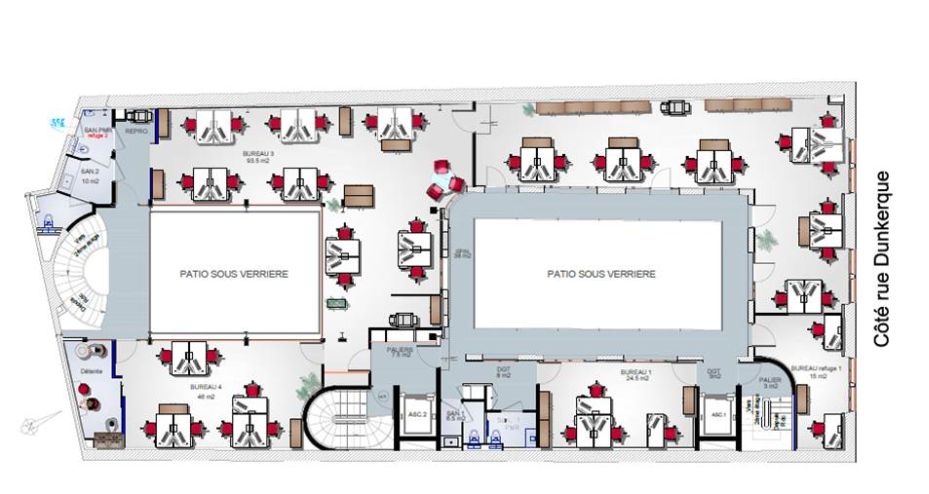 Bureau Paris 1846m² Location bureau Paris OLBUR2119884 1
